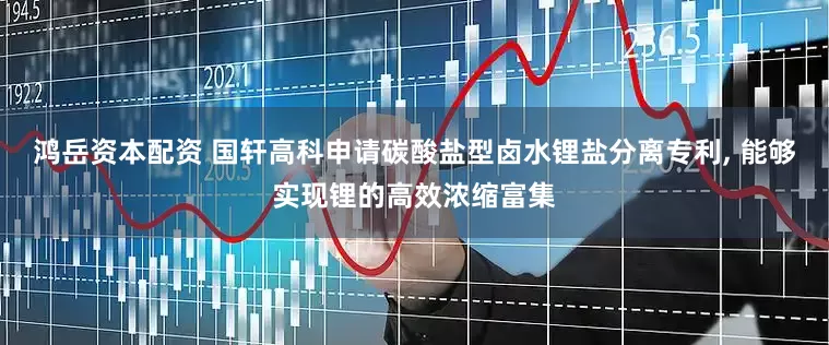 鸿岳资本配资 国轩高科申请碳酸盐型卤水锂盐分离专利, 能够实现锂的高效浓缩富集